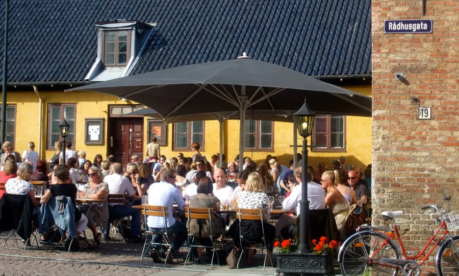 Christiania torv, Oslo on a sunny day