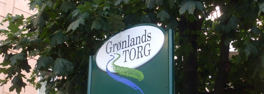 Sign for Grønlands Torg