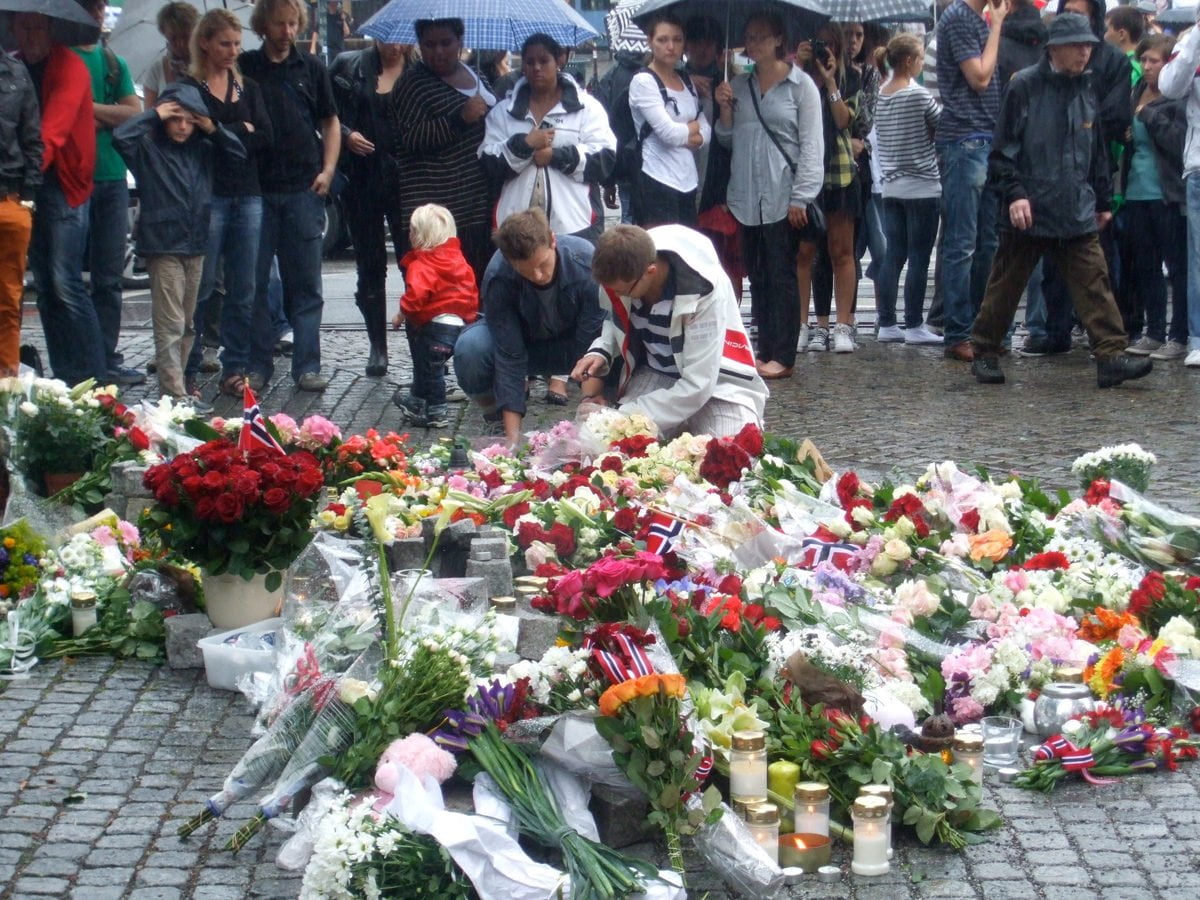 Outside Oslo Cathedral