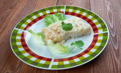 Plate of Norwegian lutefisk