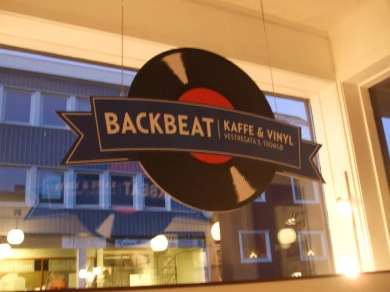 Backbeat Kaffe og Vinyl, Tromsø Backbeat vinyl store in Tromso, Norway