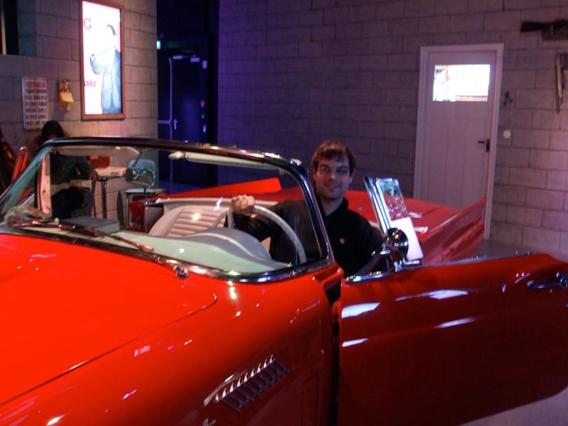 rockheiminteractive4 Me in a car at Rockheim. Photo: David Nikel.