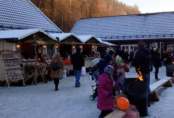 Christmas market at Bærums Verk