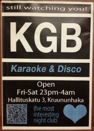 KGB Nightclub, Helsinki