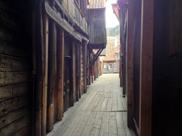 Bryggen alleyway