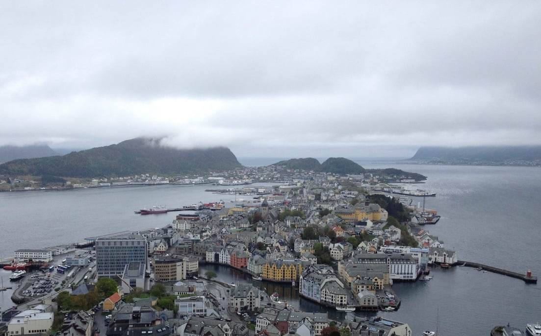 View across Ålesund