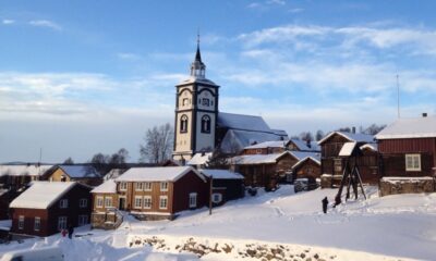 Winter scene from Røros, Norway. Photo: David Nikel.