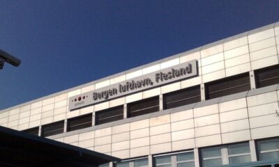 Bergen airport entrance