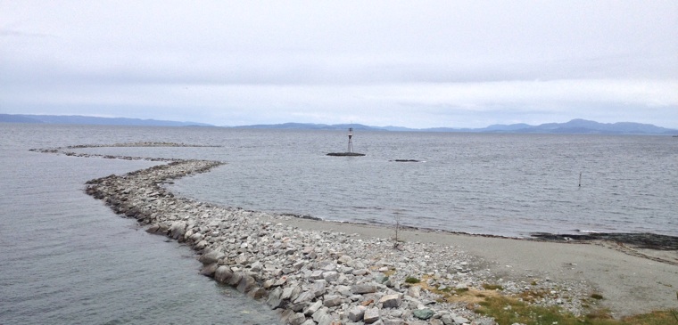 Rocky island beach