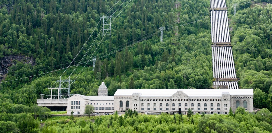 Vemork hydroelectric plant.