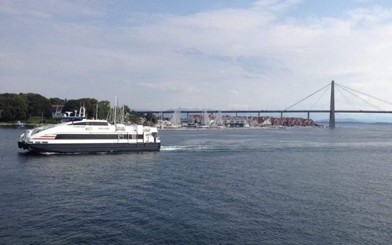 Ferry service in Stavanger.