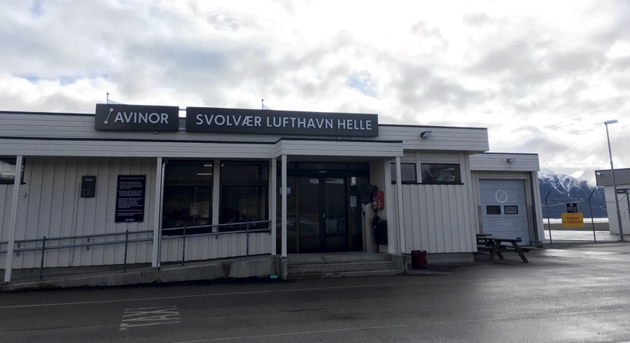 The small terminal at Svolvær Airport. Photo: David Nikel.