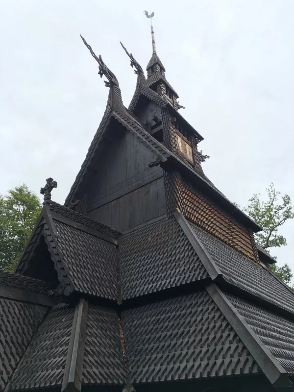 Detail on Fantoft Stave Church. Photo: David Nikel.