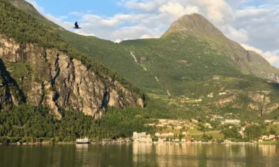 Sunset cabin Geirangerfjord