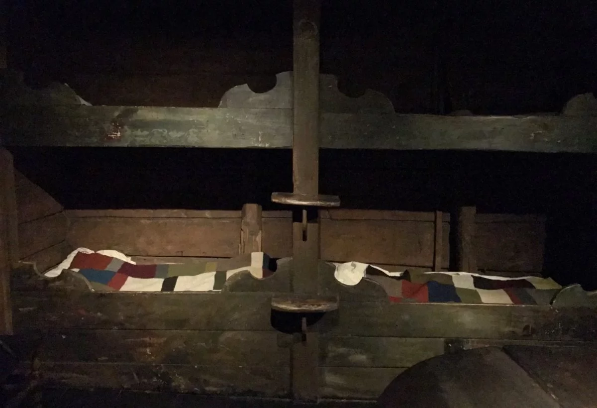 A bedroom in the Hanseatic museum