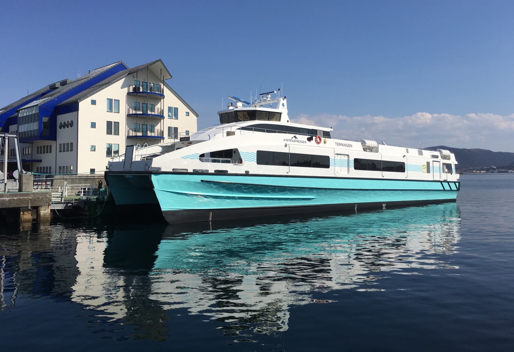 Kystekspressen ferry. Photo: David Nikel.