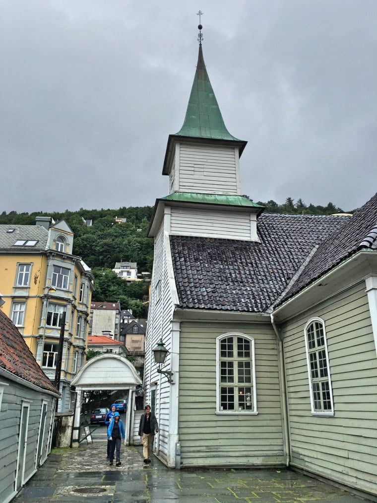 The church of Bergen's leprosy hospital. Photo: David Nikel.