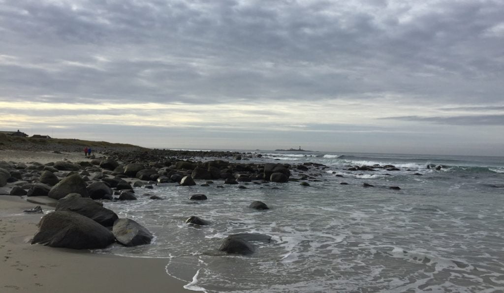 Rocks on a beach near Stavanger, Norway