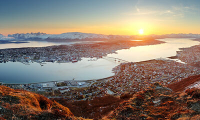 Panorama of Tromsø, northern Norway