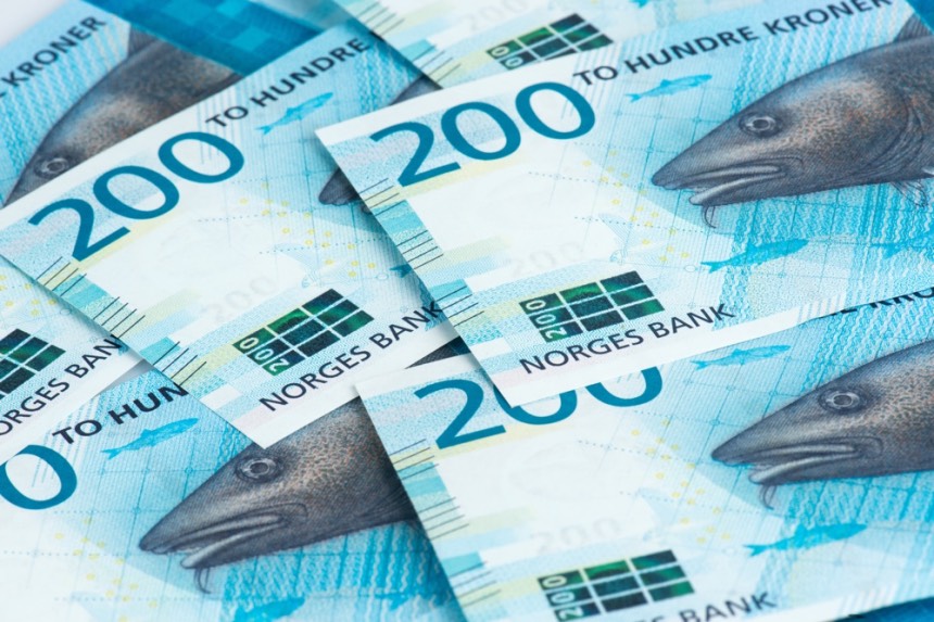 200 Norwegian Krone banknote.
