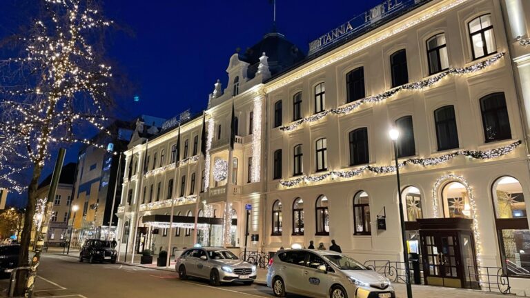 The exterior of the Britannia Hotel in Trondheim, Norway. Photo: David Nikel.