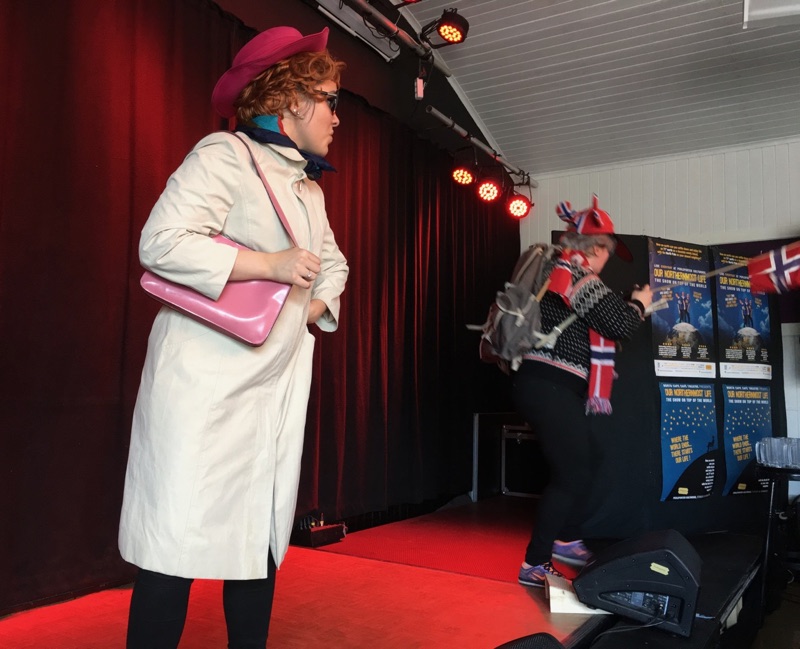 Amateur theatre in Honningsvåg, Norway