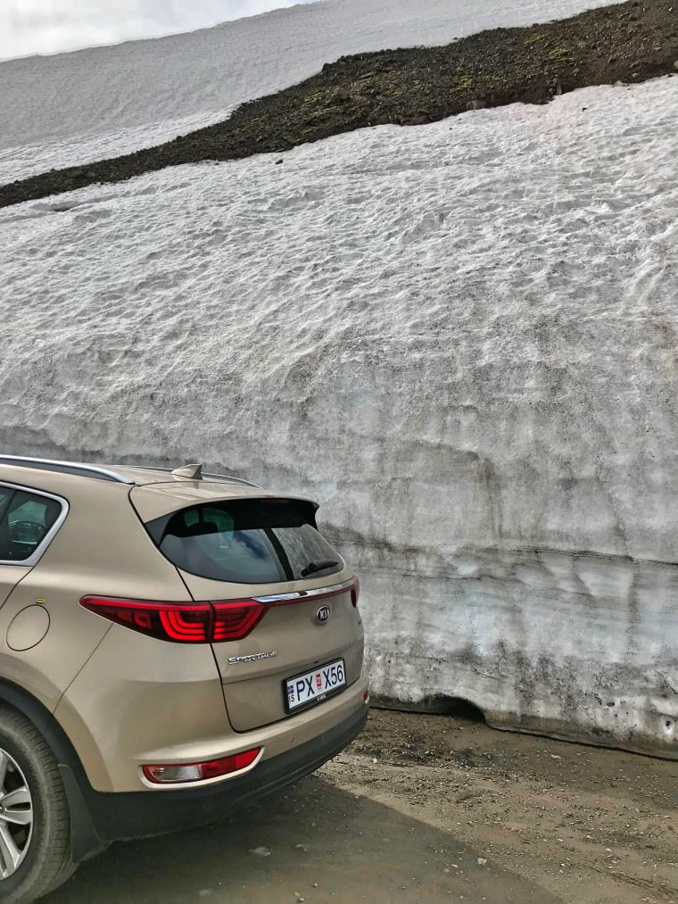 Driving in the remote Westfjords in Iceland, in the summer!