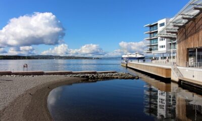 Waterfront at Tjuvholmen in Oslo
