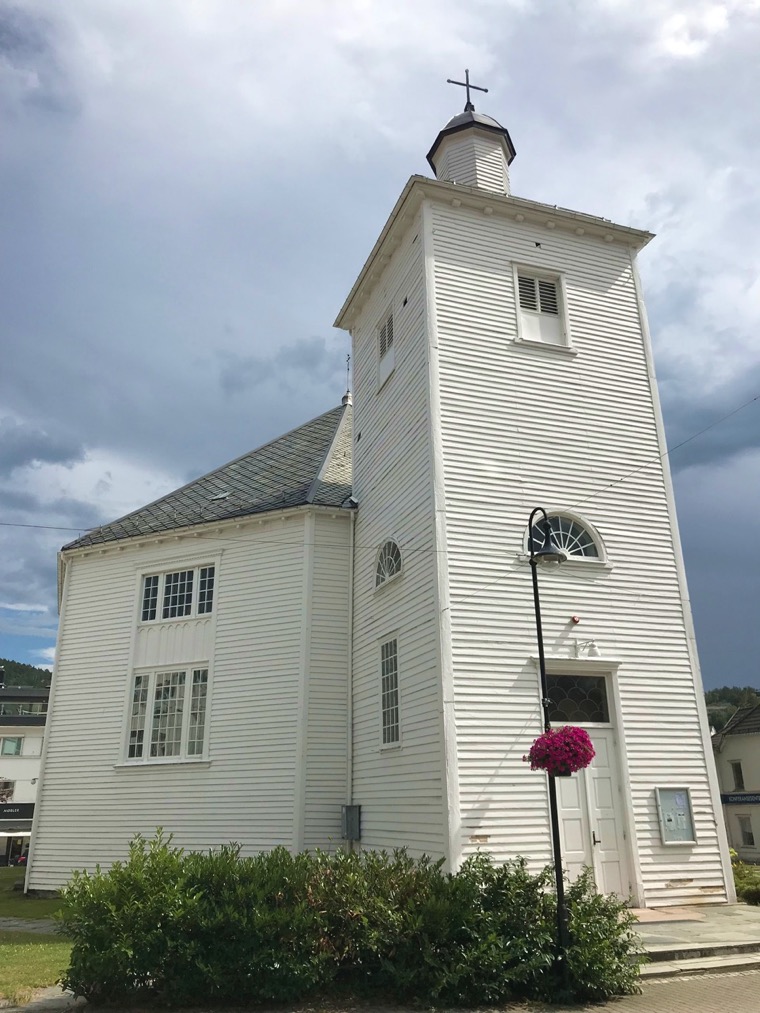 Flekkefjord Church in Norway. Photo: David Nikel.