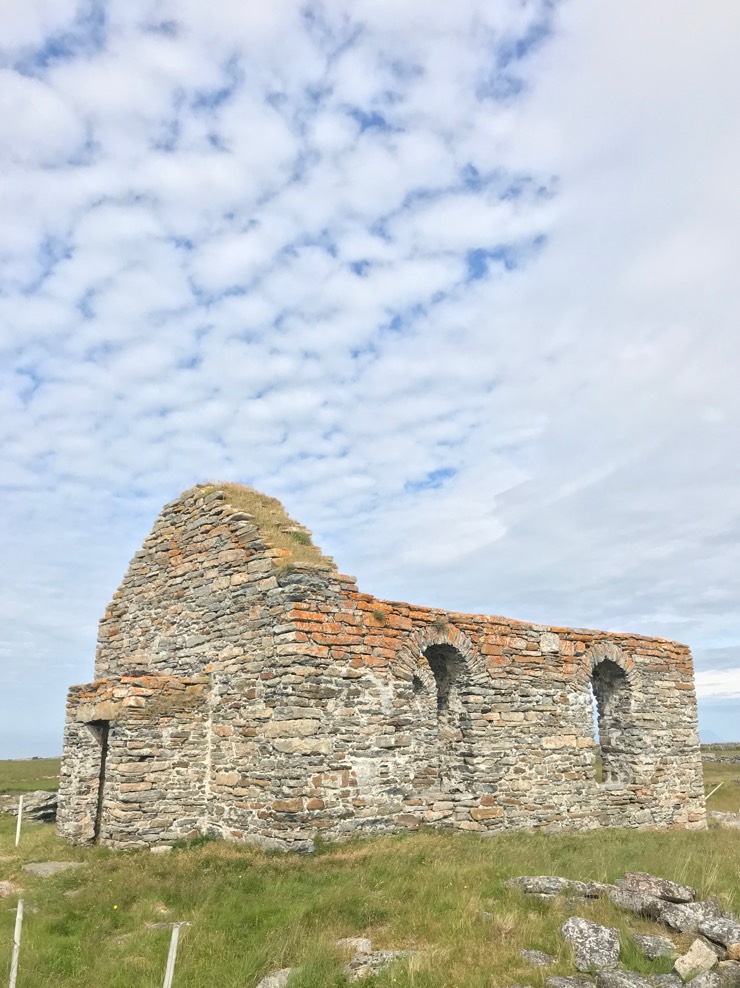Ruins of the old stone church