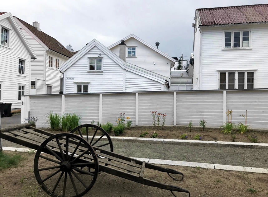 Outside Flekkefjord Museum