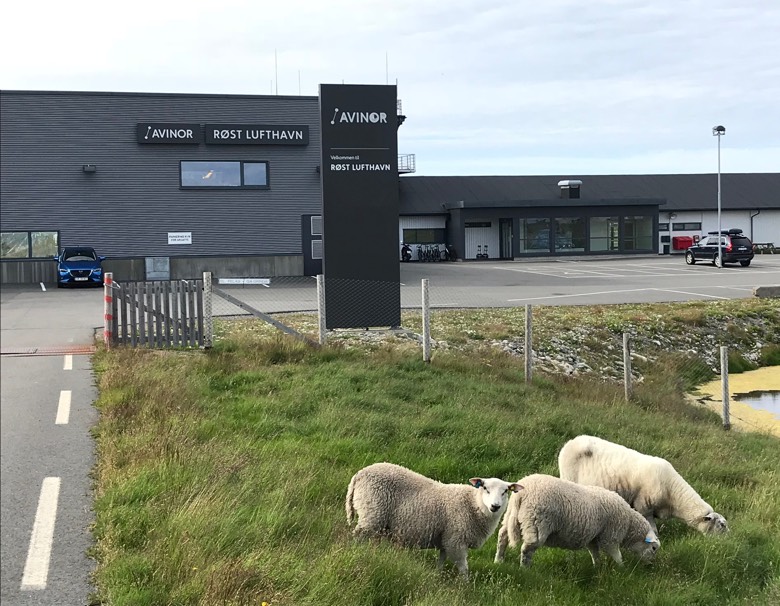 The remote airport on Røst