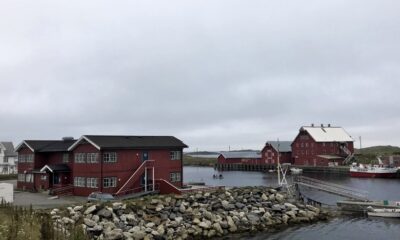 The waterside setting of Røst Bryggehotell