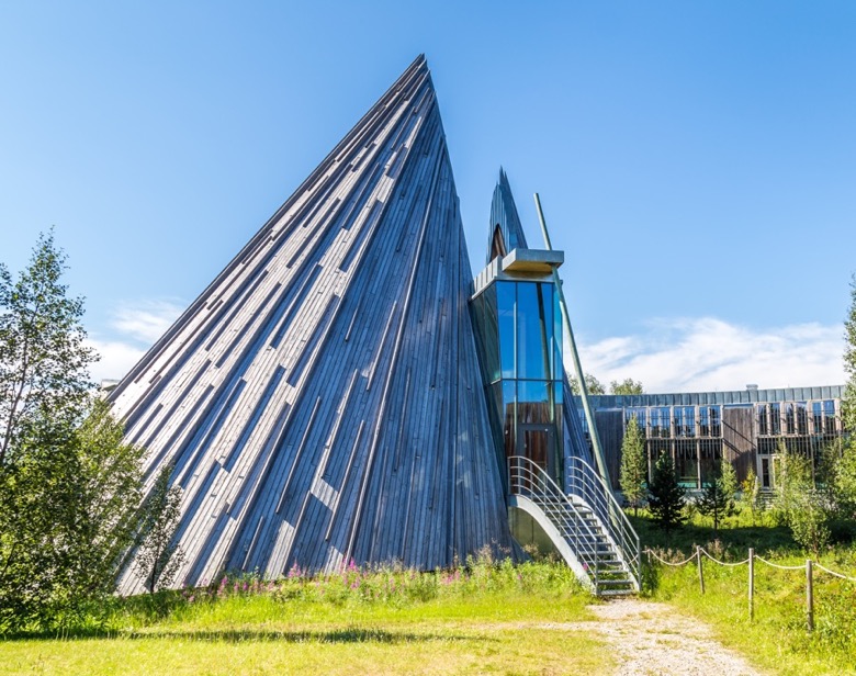 The Norwegian Sami Parliament in Karasjok, Finnmark.