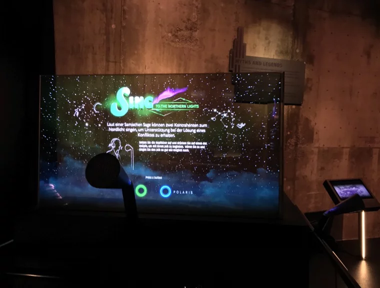 An aurora sing-off
