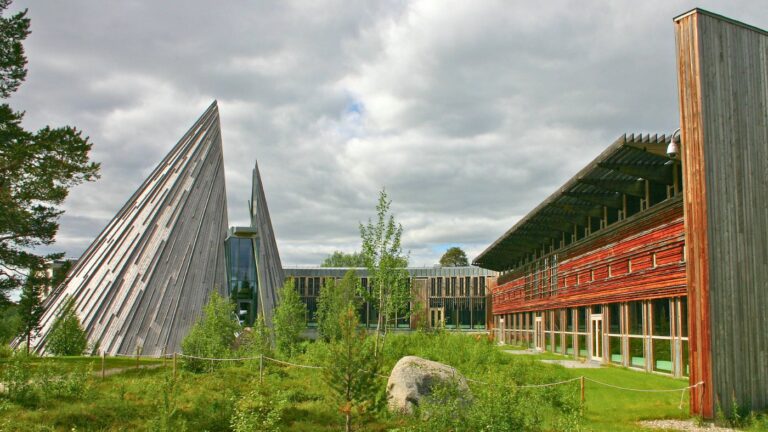 Sami Parliament building in Karasjok, Norway.