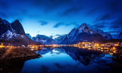 Reine in the picturesque Lofoten Islands of Norway