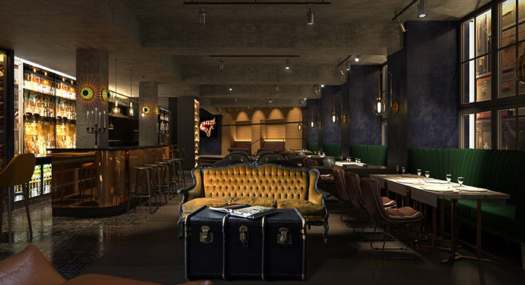 The Gustav jazz club at Amerikalinjen