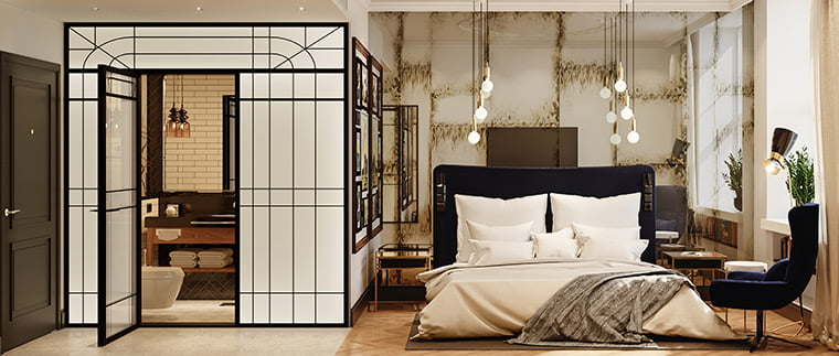 Modern elegance is how the rooms at Oslo's Amerikalinjen are described.