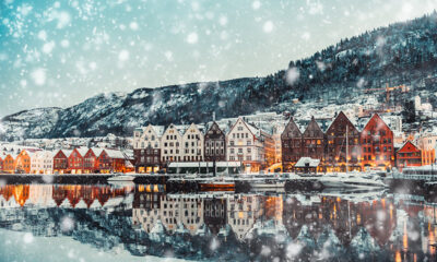 Bergen Norway in the winter