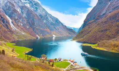 The Nærøyfjord in Norway.