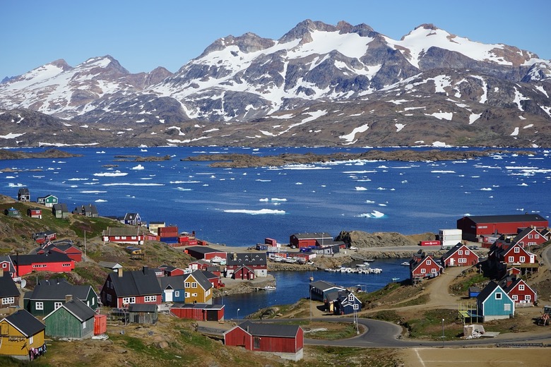 View of Greenland.