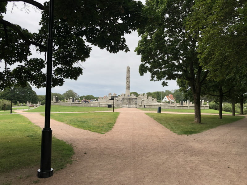 Frogner Park route