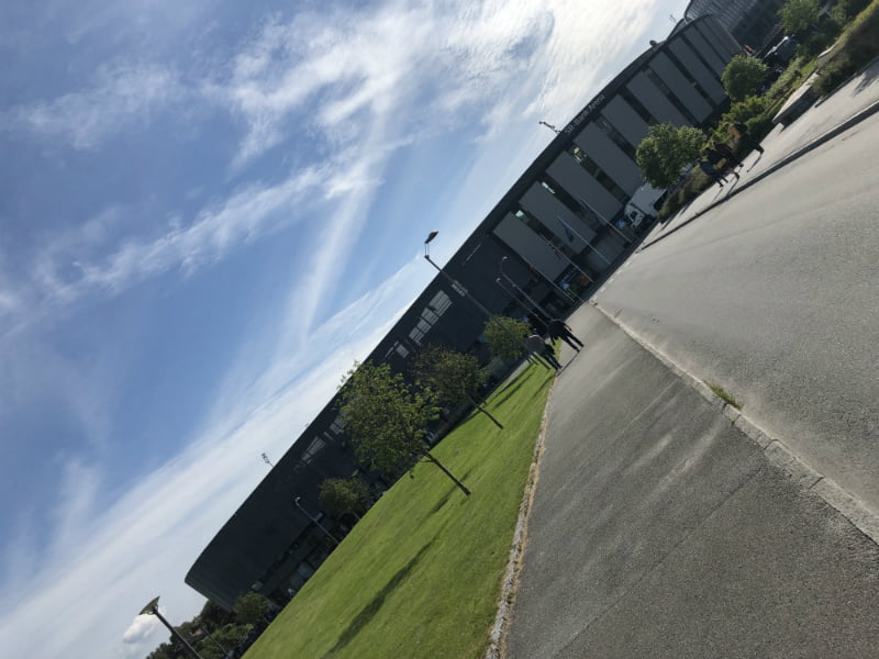 Viking Stadium outside shot
