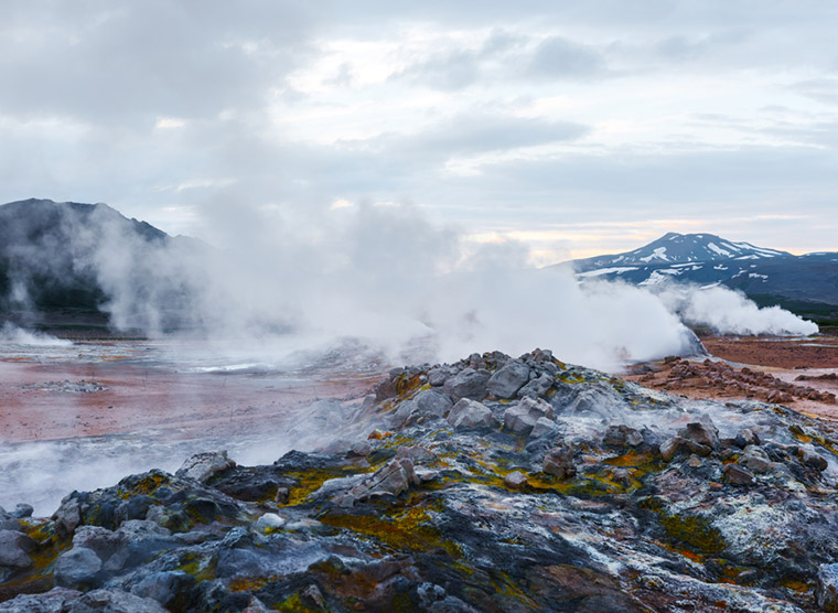Seismic activity in Iceland