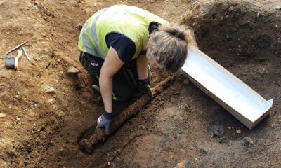 The Viking sword was discovered by archaeologists in a grave in central Norway