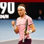 Casper Ruud the Norwegian tennis player