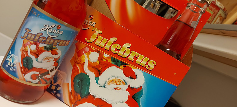 Julebrus Christmas soda