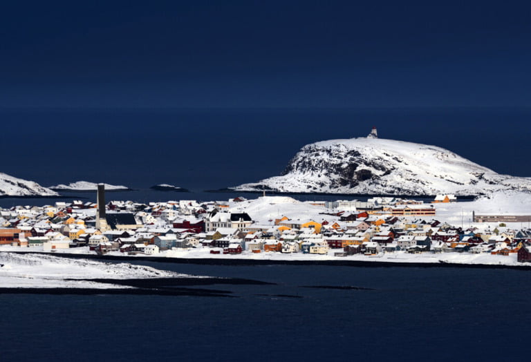 Vardø in blue hour