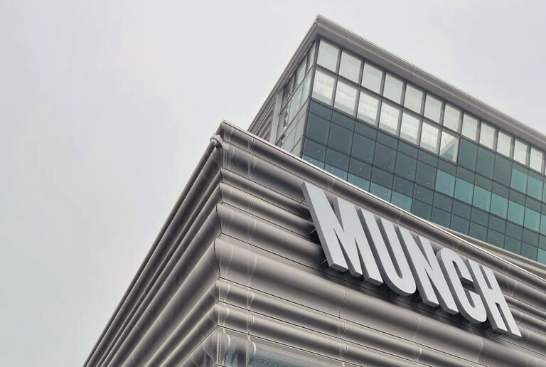 Munch museum exterior logo